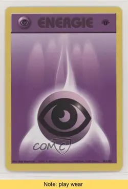 Psychic Energy German 1st Ed. Pokemon Base Set #101 1999 READ 00b3 - Image 1