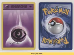 Psychic Energy German 1st Ed. Pokemon Base Set #101 1999 READ 00b3 - Image 3