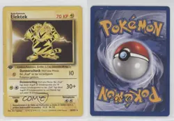 Electabuzz German 1st Ed. Pokemon Base Set #20 1999 nd3 - Image 3