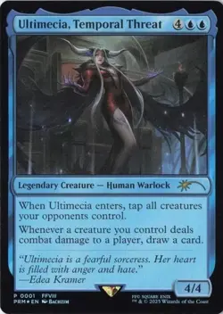 Ultimecia, Temporal Threat Costco Exclusive Promo 0001 - Final Fantasy MTG - Image 1