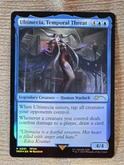 Ultimecia, Temporal Threat Costco Exclusive Promo 0001 - Final Fantasy MTG - Image 1