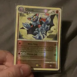 2010 Pokemon HGSS Undaunted Gliscor Holo 4/90 NM - Image 2