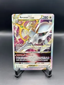 Pokemon Arceus VSTAR 123/172 Brilliant Stars Holo Near Mint - Image 1