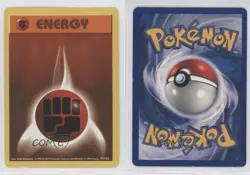 Fighting Energy Shadowless Pokemon Base Set #97 1999 07i7 - Image 3