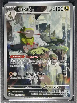 2024 Pokemon Shrouded Fable ** FRAXURE ** Illustration Rare #77 💎 PSA 9 💎 - Image 2