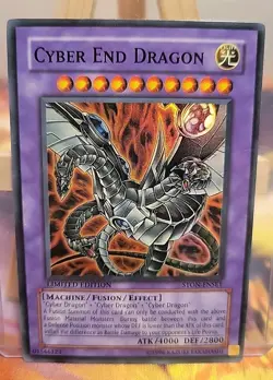 Yugioh Cyber End Dragon STON-ENSE1 Limited Edition Super Rare Holo - LP - Image 1