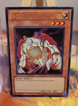 Yugioh Banisher of the Radiance LCGX-EN225 Secret Rare LP - Image 1