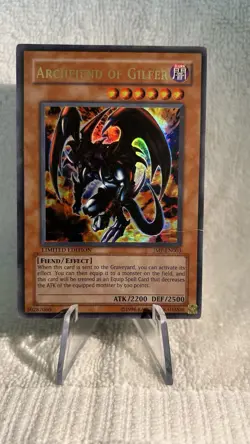 Archfiend of Gilfer Ultra Rare JMP-EN003 Limited Edition Moderate Played Yugioh - Image 1