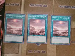 YUGIOH 3X DEMISE OF THE LAND OP14-EN019 COMMON UNLIMITED ED NM - Image 1