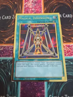 Yugioh Magical Dimension MGED-EN040 Premium Gold Rare 1st Edition Near Mint - Image 1