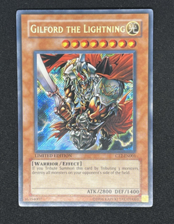 YUGIOH • GILFORD THE LIGHTNING • SECRET RARE • CT2-EN001 • LIMITED EDITION • NM - Image 1