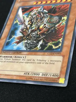 YUGIOH • GILFORD THE LIGHTNING • SECRET RARE • CT2-EN001 • LIMITED EDITION • NM - Image 3