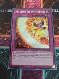 Yugioh Mathmech Induction MYFI-EN013 Secret Rare 1st Edition Near Mint - Image 1
