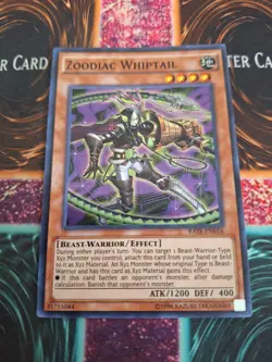 Yugioh Zoodiac Whiptail RATE-EN016 Super Rare Unlimited Near Mint - Image 1