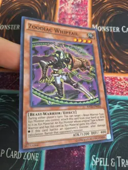 Yugioh Zoodiac Whiptail RATE-EN016 Super Rare Unlimited Near Mint - Image 2