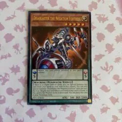 Disablaster the Negation Fortress INFO-EN026 Ultra Rare 1st Edition NM Yugioh - Image 1