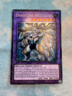 YUGIOH DRACOTAIL ARTHALION STARLIGHT RARE 1ST NEAR MINT JUSH-EN006 - Image 1