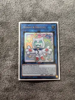 YUGIOH YUMMY SNATCHY ULTRA RARE 1ST NEAR MINT JUSH-EN022 - Image 1