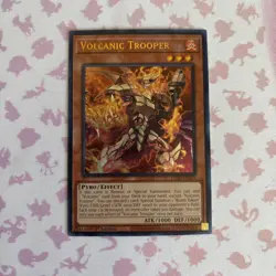 Volcanic Trooper LD10-EN019 1st Ultra Rare NM Yugioh Card - Image 1