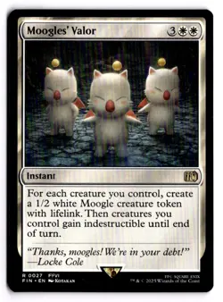 MTG - Moogles' Valor 27 - FINAL FANTASY NM - Image 1