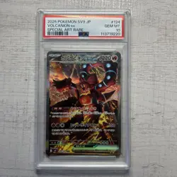Pokemon Card Volkenion Ex Sar Psa10 - Image 1