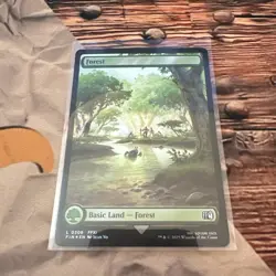 MTG Forest (0308) Final Fantasy Foil - Image 2