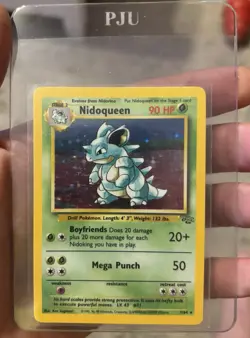NIDOQUEEN Jungle Series POKEMON Holo Foil 1999 Trading Card 7/64 TCG - Image 1