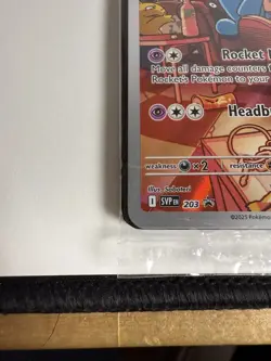 Team Rocket's Wobbuffet #203 Pokemon Center PROMO Card Holo SEALED - Image 3