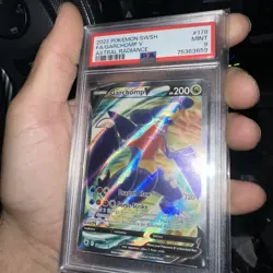 PSA 9 MINT Garchomp V 178/189 Full Art Astral Radiance Pokemon Card 2022 rare - Image 5
