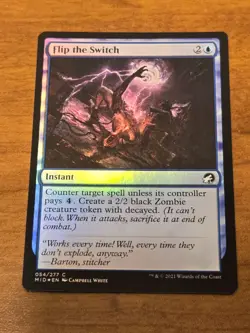 MTG Innistrad Midnight Hunt - Flip the Switch - MID 54 - FOIL - Image 1