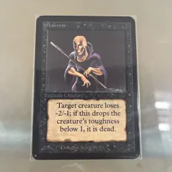 Weakness Alpha Edition MTG NM - Image 1