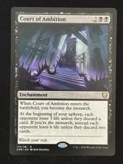 1x MTG Court of Ambition - Commander Legends (CMR) #114 - Magic the Gathering - Image 1