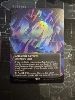 Gemstone Caverns FOIL BORDERLESS MTG Edge of Eternities: Stellar Sights NM/M #61 - Image 1