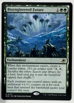 Bioengineered Future - MtG Edge of Eternities - NM - PRESALE Rare R 0172 - Image 1