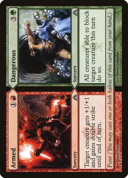 1x Armed Dangerous FOIL Dragon's Maze NM x1 Mtg Magic the Gathering Changie - Image 1