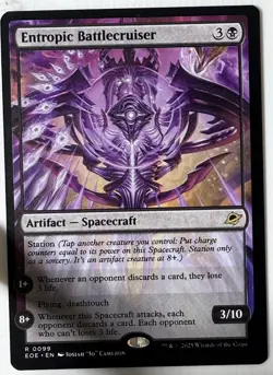 x1 Entropic Battlecruiser R 0099 Rare MTG Edge of Eternities M/NM, English - Image 1