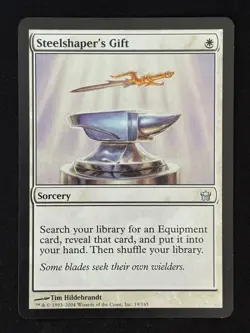 1x MTG Steelshaper's Gift - Fifth Dawn (5DN) #19 - Magic the Gathering - Image 1