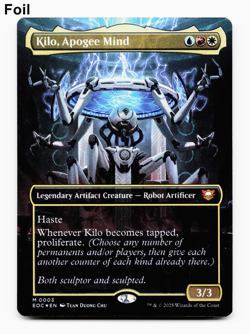 Kilo, Apogee Mind (Borderless) - FOIL - [Commander: Edge of Eternities] MTG NM/M - Image 3