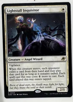 Lightstall Inquisitor R 0024 Non Foil Rare MTG Edge Of Eternities - Image 1