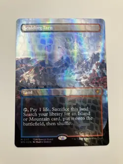 MTG Borderless Dragonscale Foil Scalding Tarn NM- Unplayed Special Guests Tarkir - Image 1