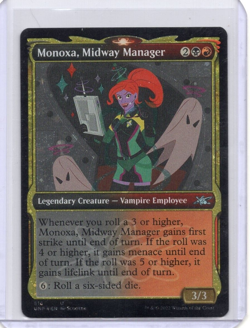 Monoxa Midway Manager 516 Showcase Galaxy Foil MTG Unfinity LP - Image 1