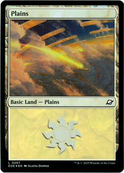 Plains (Foil) - 0267 - Edge of Eternities - MTG - NM Ships Now - Image 1