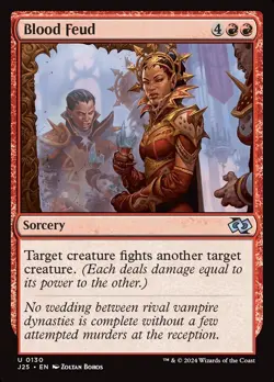 (x4) Blood Feud 0130 Play Set Uncommon Foundations Jumpstart MTG Near Mint - Image 1