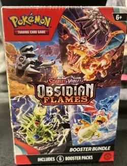 Pokemon Scarlet & Violet-Obsidian Flames Booster Bundle (6 Packs) (New) (Sealed) - Image 2