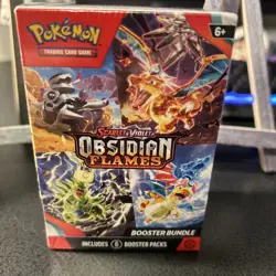 Pokemon Scarlet & Violet-Obsidian Flames Booster Bundle (6 Packs) (New) (Sealed) - Image 3