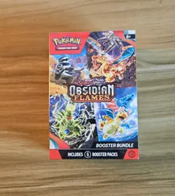 Pokemon Scarlet & Violet-Obsidian Flames Booster Bundle (6 Packs) (New) (Sealed) - Image 1
