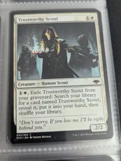 1x Trustworthy Scout - NM English MTG - Modern Horizons (F) - Image 1