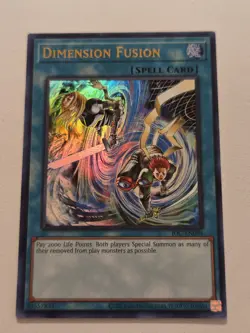 Dimension Fusion IOC-EN094 Invasion of Chaos Yugioh 25th Anniversary Unlimited - Image 1