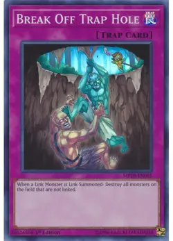 Yugioh - Break Off Trap Hole (Super Rare) (1st Edition) - MP18-EN085 P - Image 1