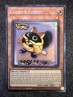 Yugioh Cooky☆Yummy JUSH-EN017 Collector's Rare 1st Edition NM - Image 1